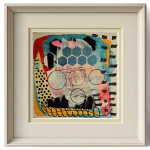 Original Abstract Geometric- One of a Kind